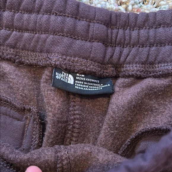 The North Face Men’s Dark Brown Fleece Joggers Size M - Picture 2 of 7